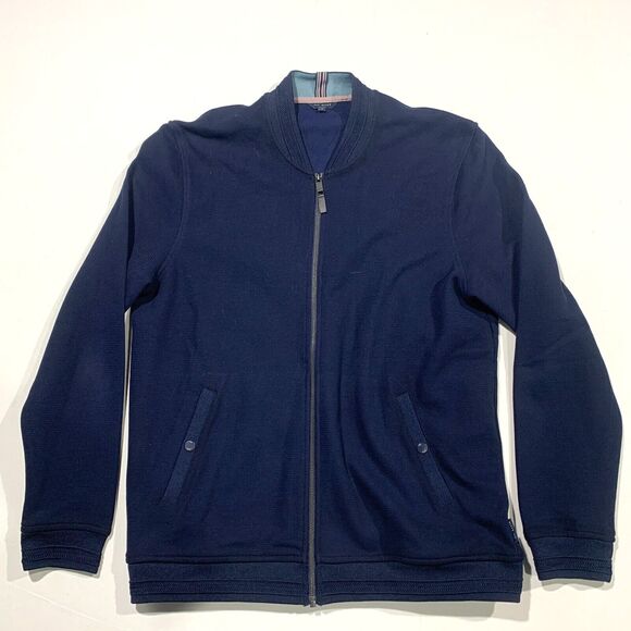 Ted Baker Other - Ted Baker London Zip Up Jacket Men’s Blue Size 5